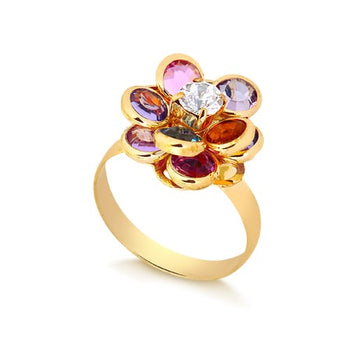 18K Gold Layered Oro Laminado Ring  Classic profile